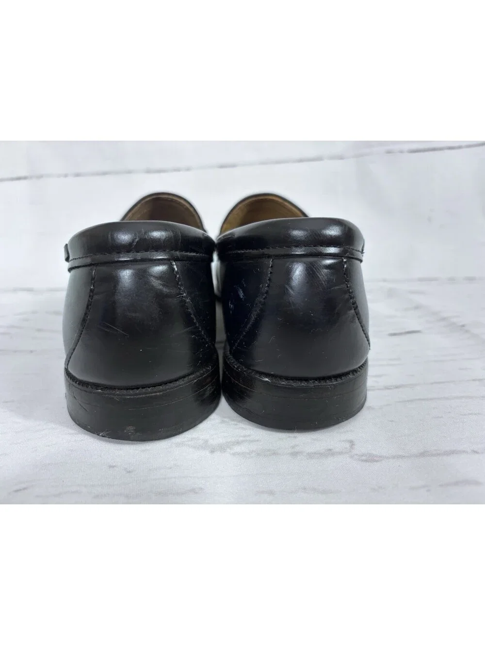 Sebago Black Leather Tassel Loafers Men’s Shoes 9.5 E Wide US 9.5 EU 43 UK 9